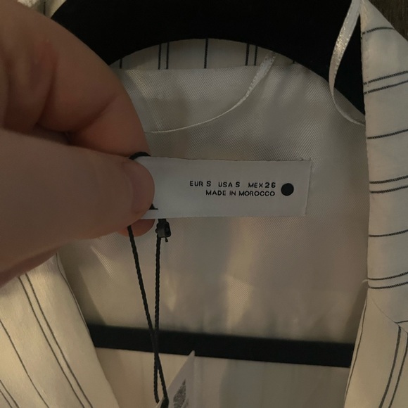 Zara striped cropped blazer - Picture 2 of 2